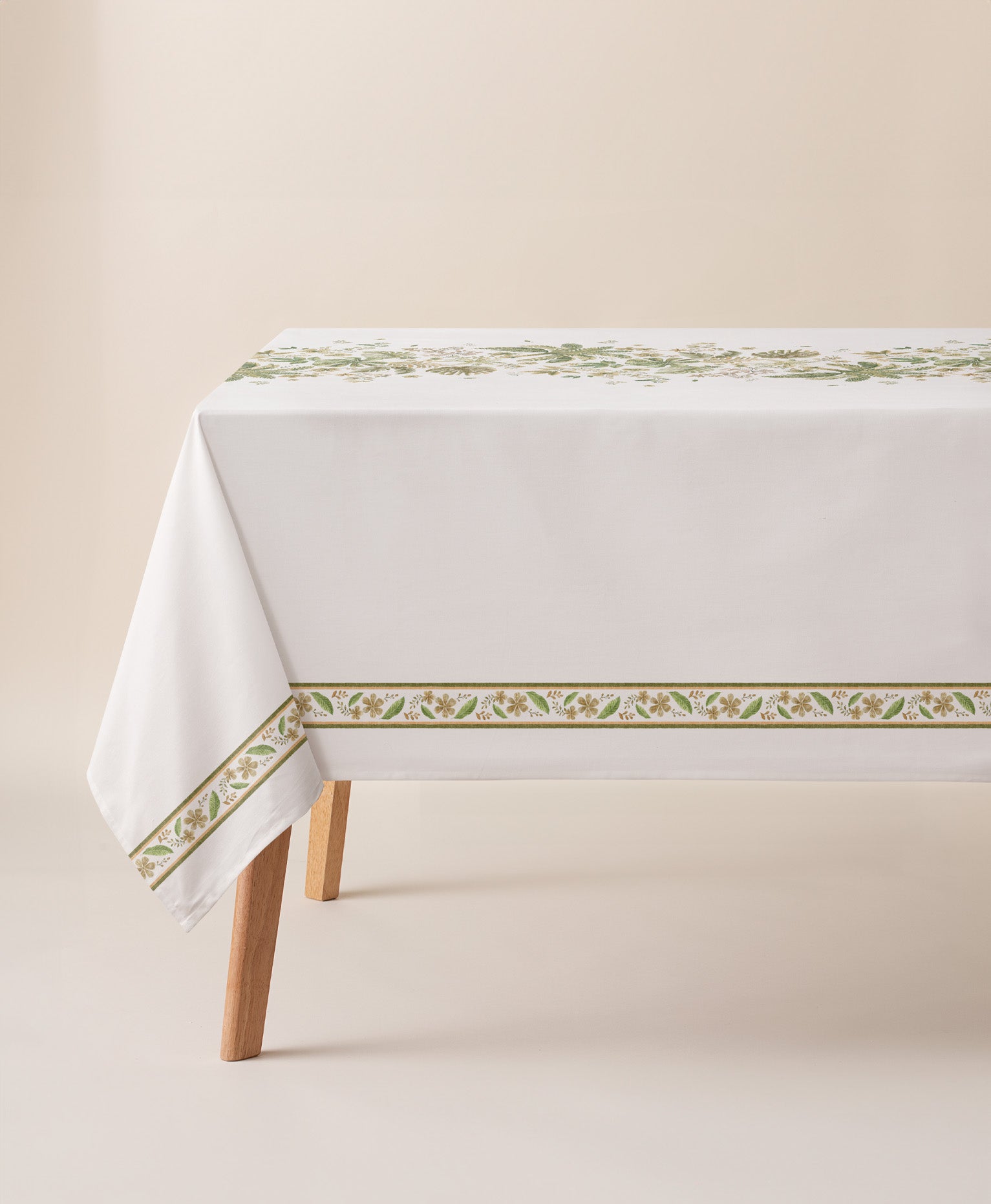 Mantel antimanchas Ivana Verde, mantel estampado