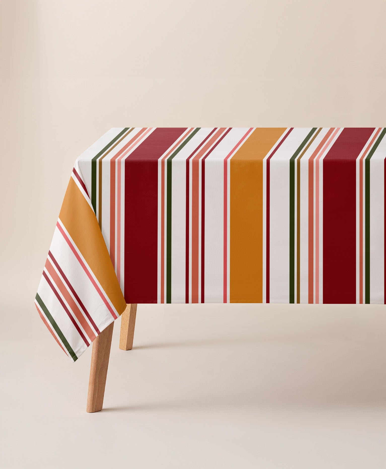 Mantel antimanchas Jara Multicolor, Mantel de rayas