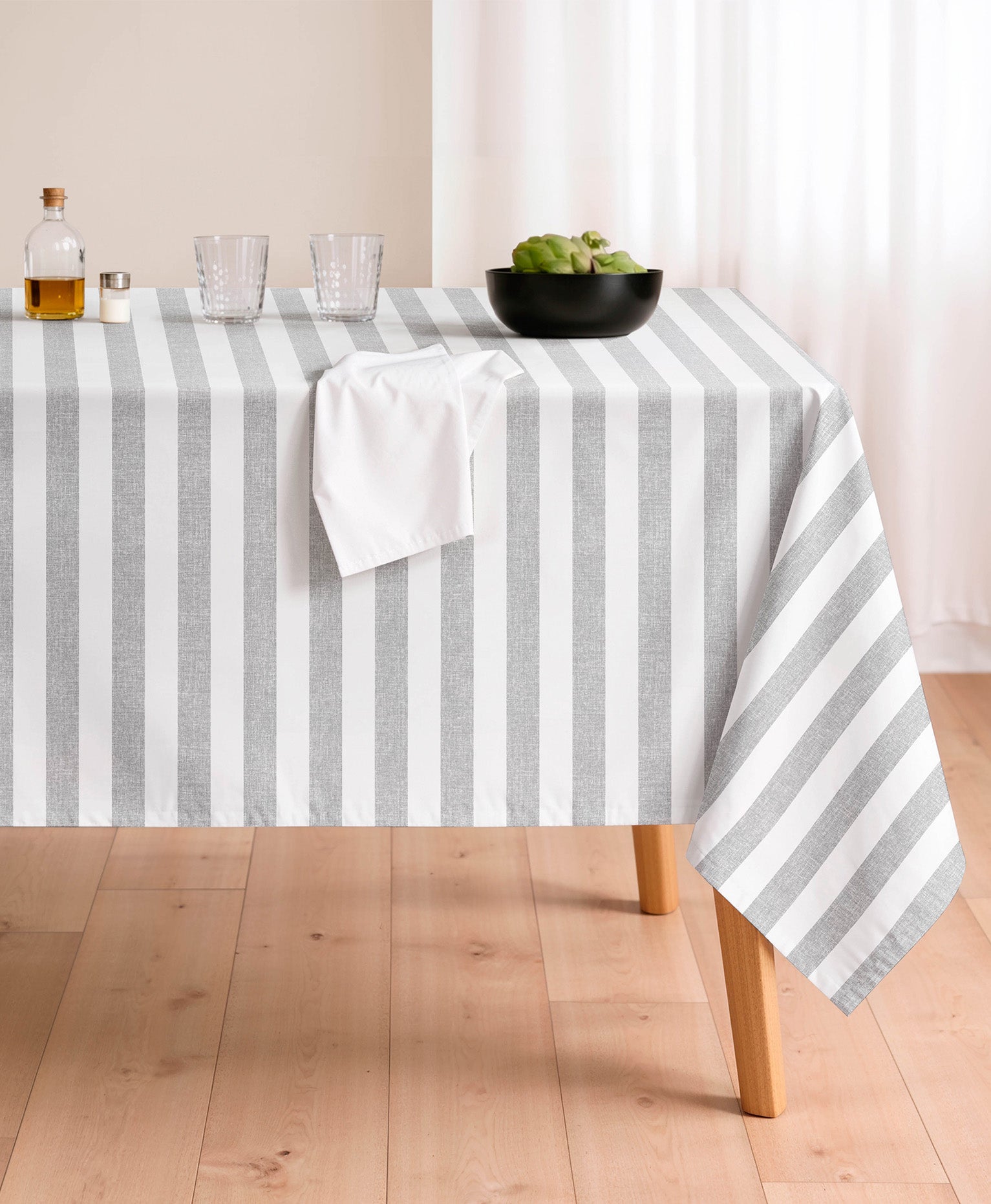 Mantel antimanchas Koda Gris