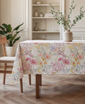 mantel elegante de flores, mantel antimanchas