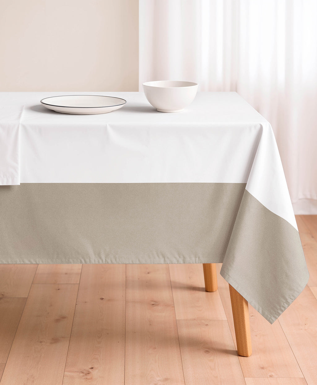 Mantel antimanchas Lyon Beige