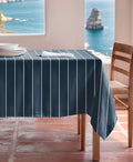 Mantel antimanchas Maui Marino, mantel de rayas
