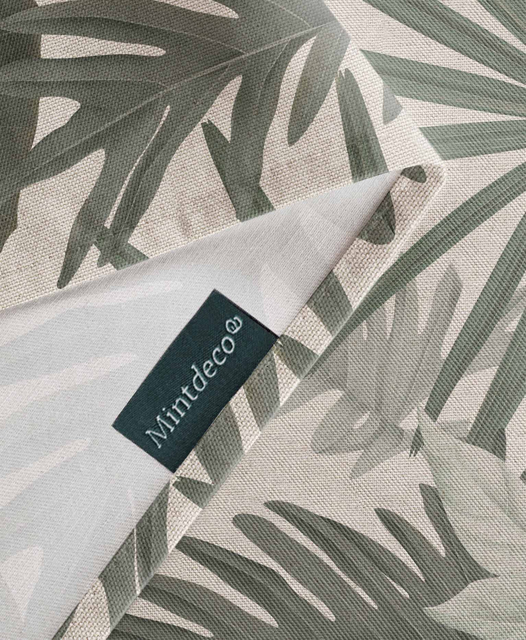 Mantel antimanchas Monstera Verde