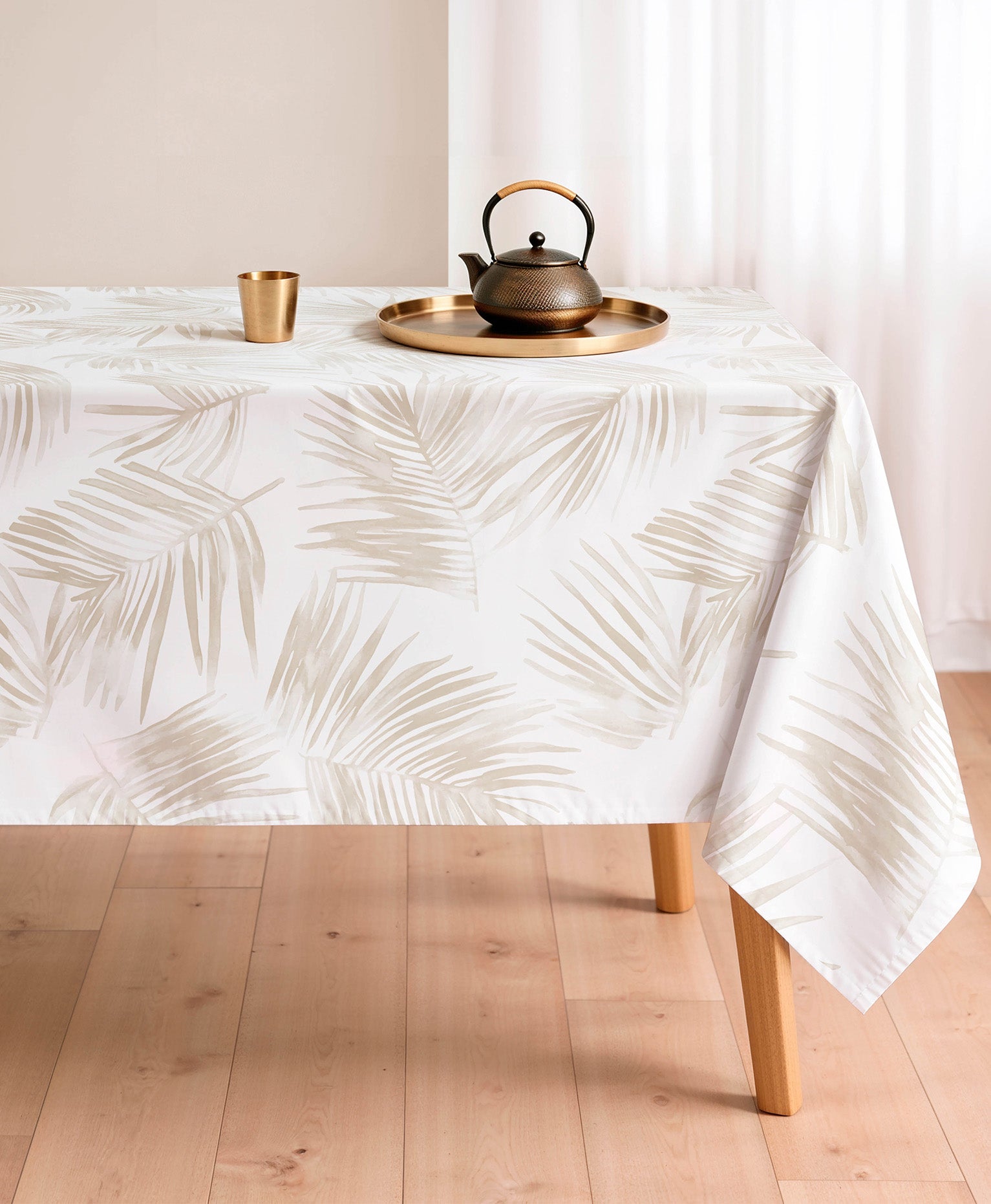Mantel antimanchas Madison Beige