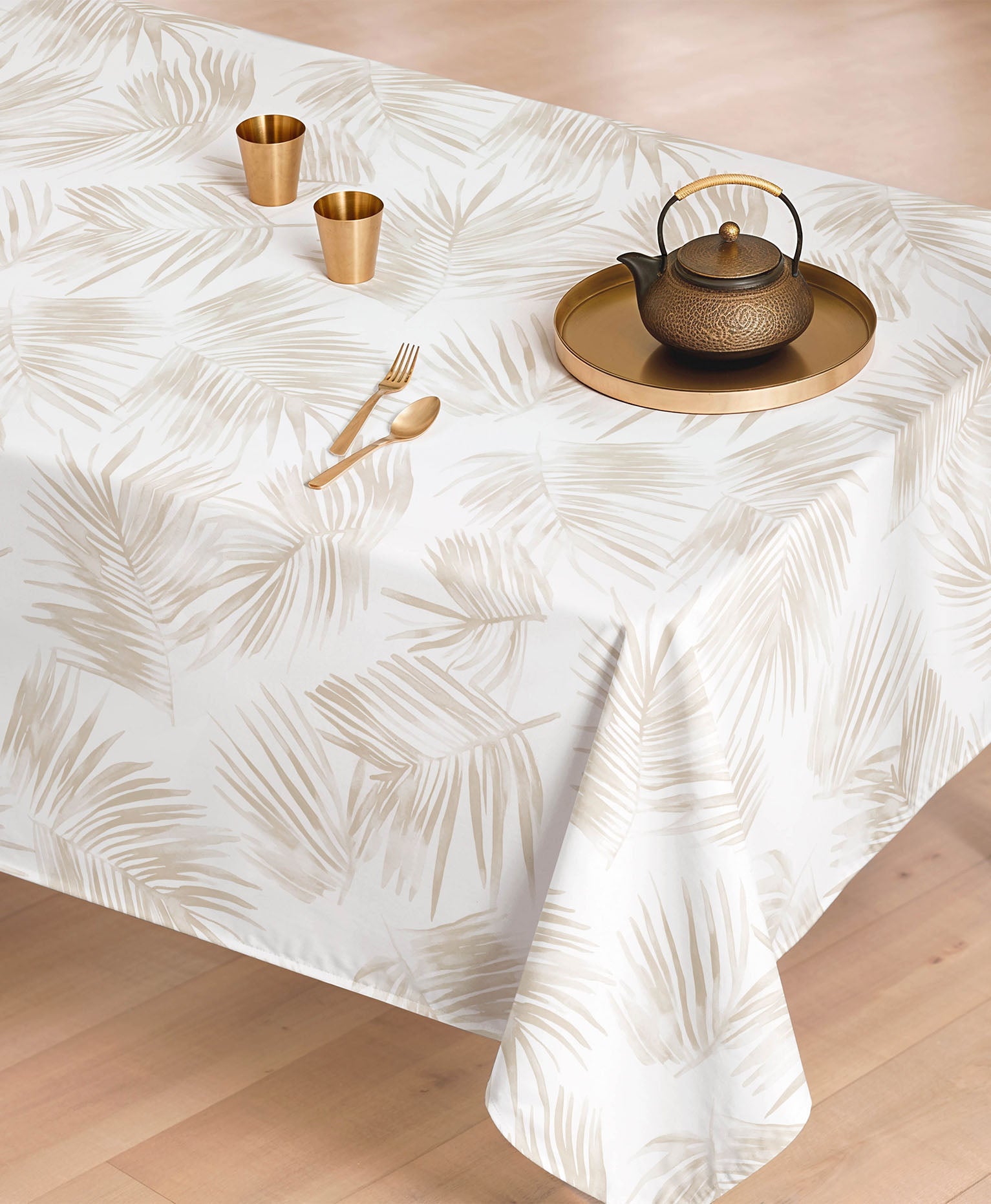 Mantel antimanchas Madison Beige