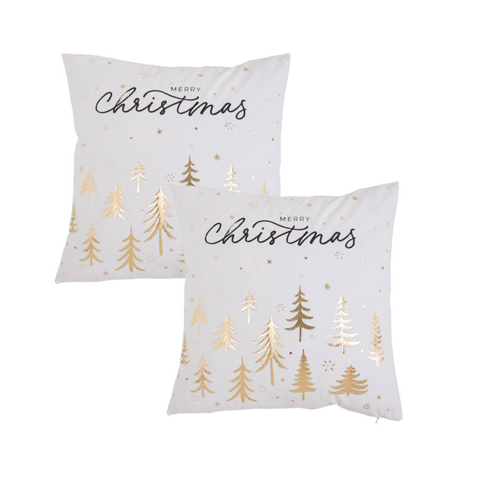 Cojín Decorativo Navidad Neu Blanco Dorado