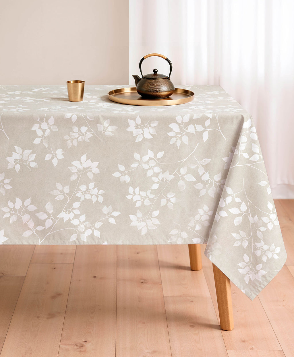 Mantel antimanchas Nara Beige