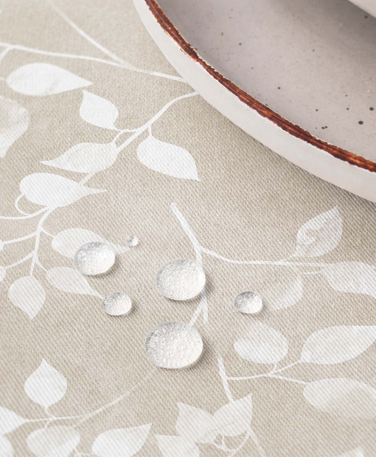 Mantel antimanchas Nara Beige