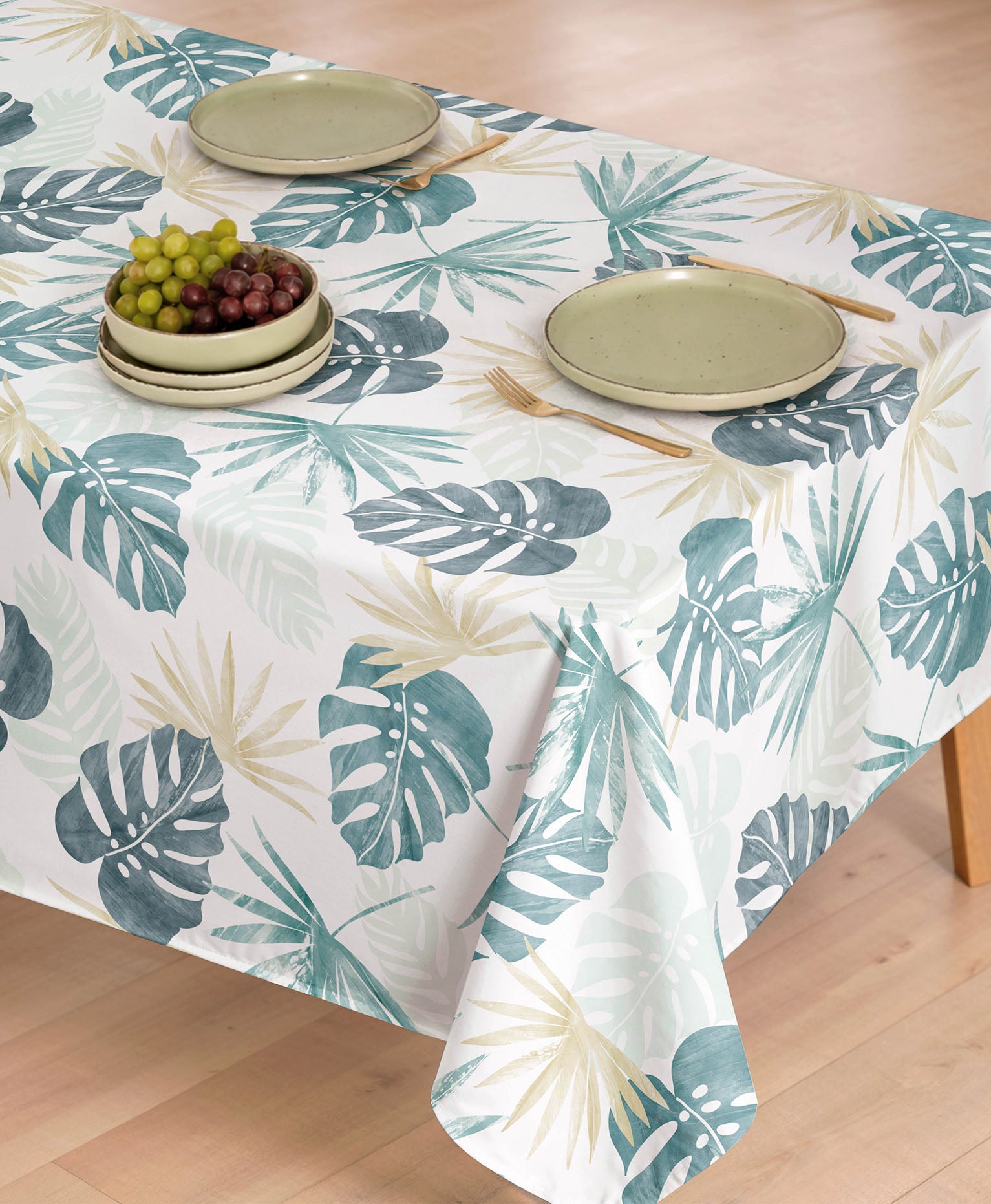Mantel antimanchas Quinn Azul