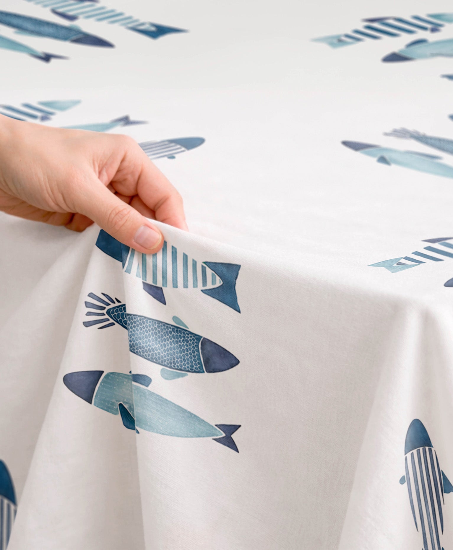 Mantel Antimanchas Capri Blue