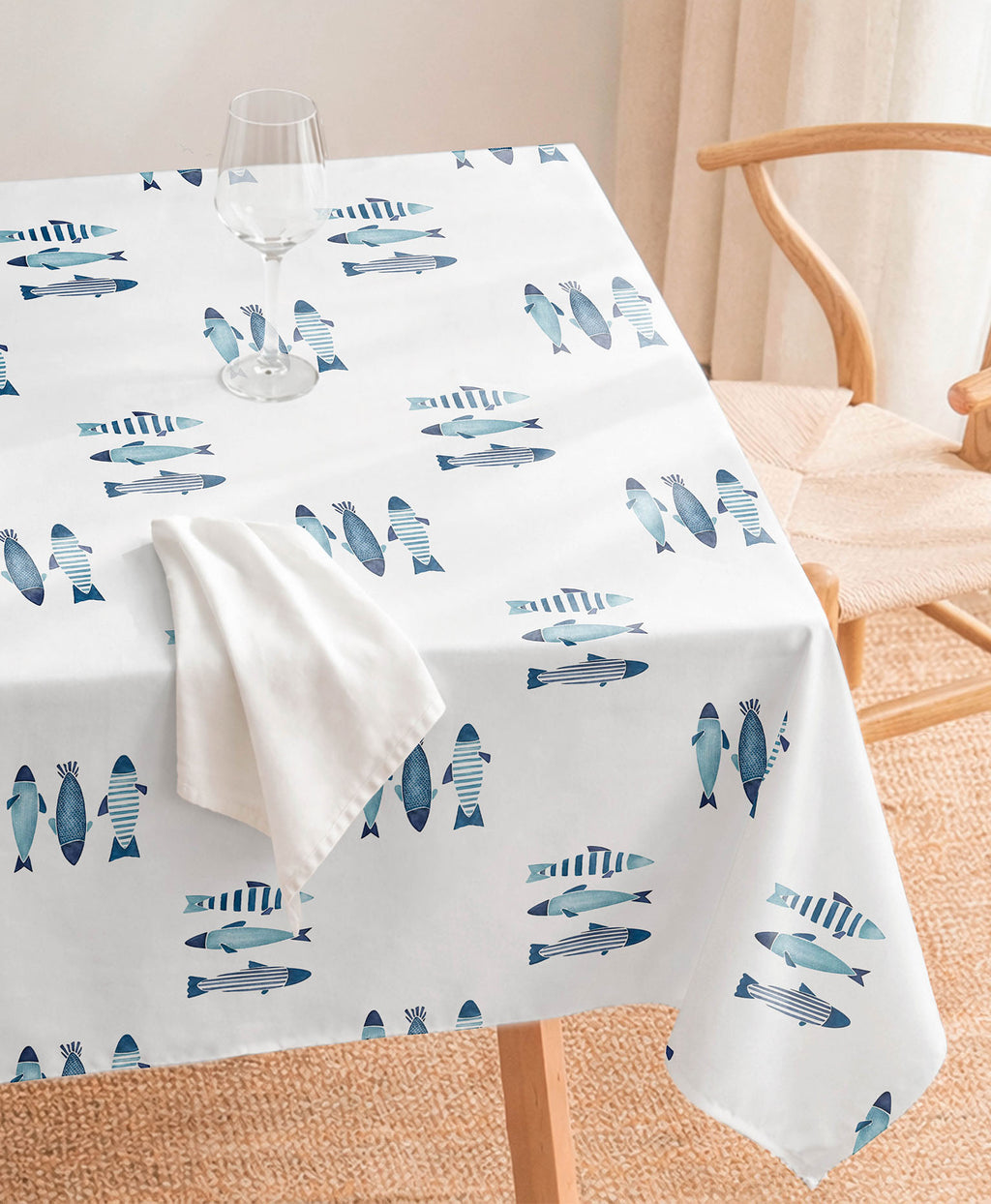 Mantel Antimanchas Capri Blue