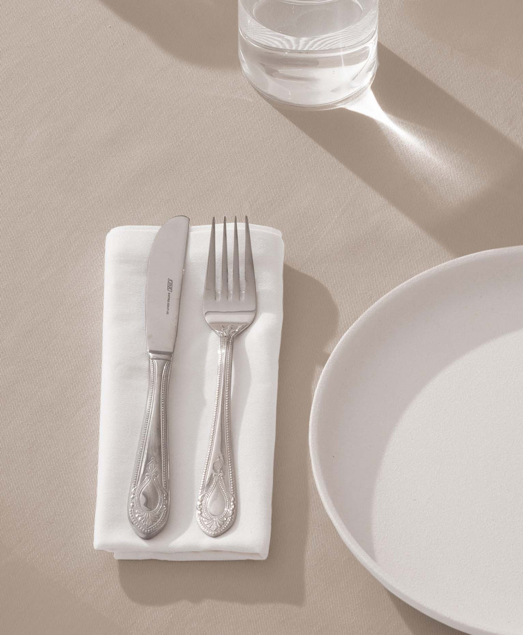 Camino de Mesa Antimanchas Duo Beige