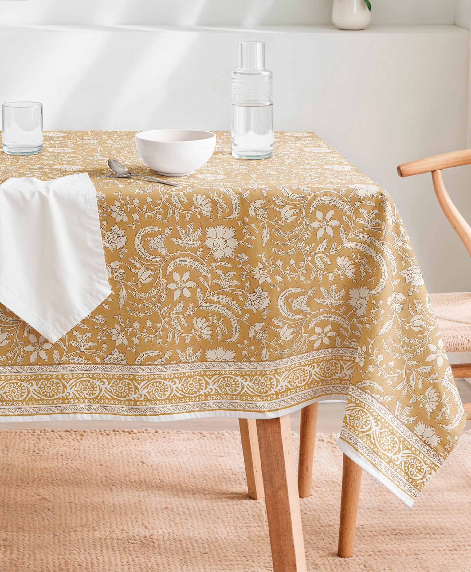 Mantel Antimanchas Galia Ochre