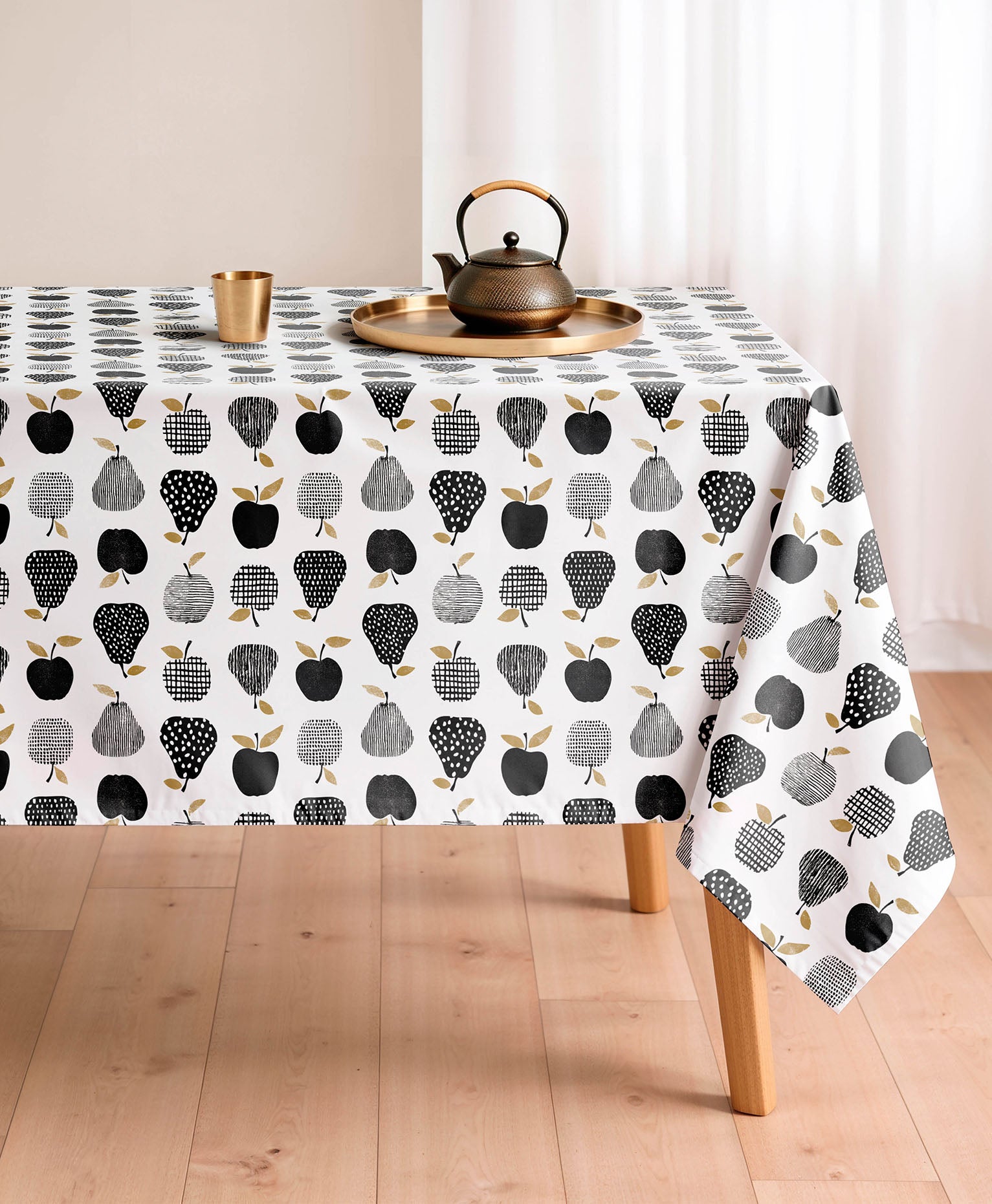 mantel antimanchas Golden Negro