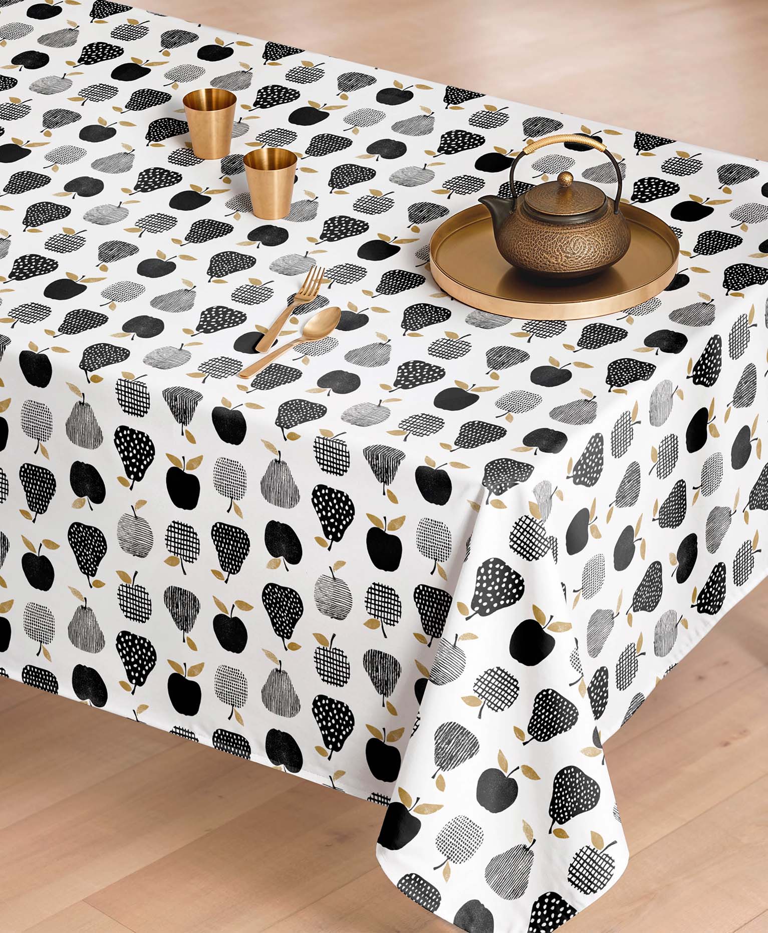 mantel antimanchas Golden Negro
