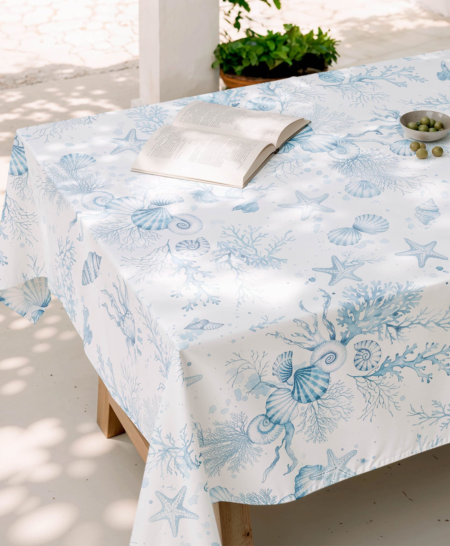 Mantel Antimanchas Julieta Blue