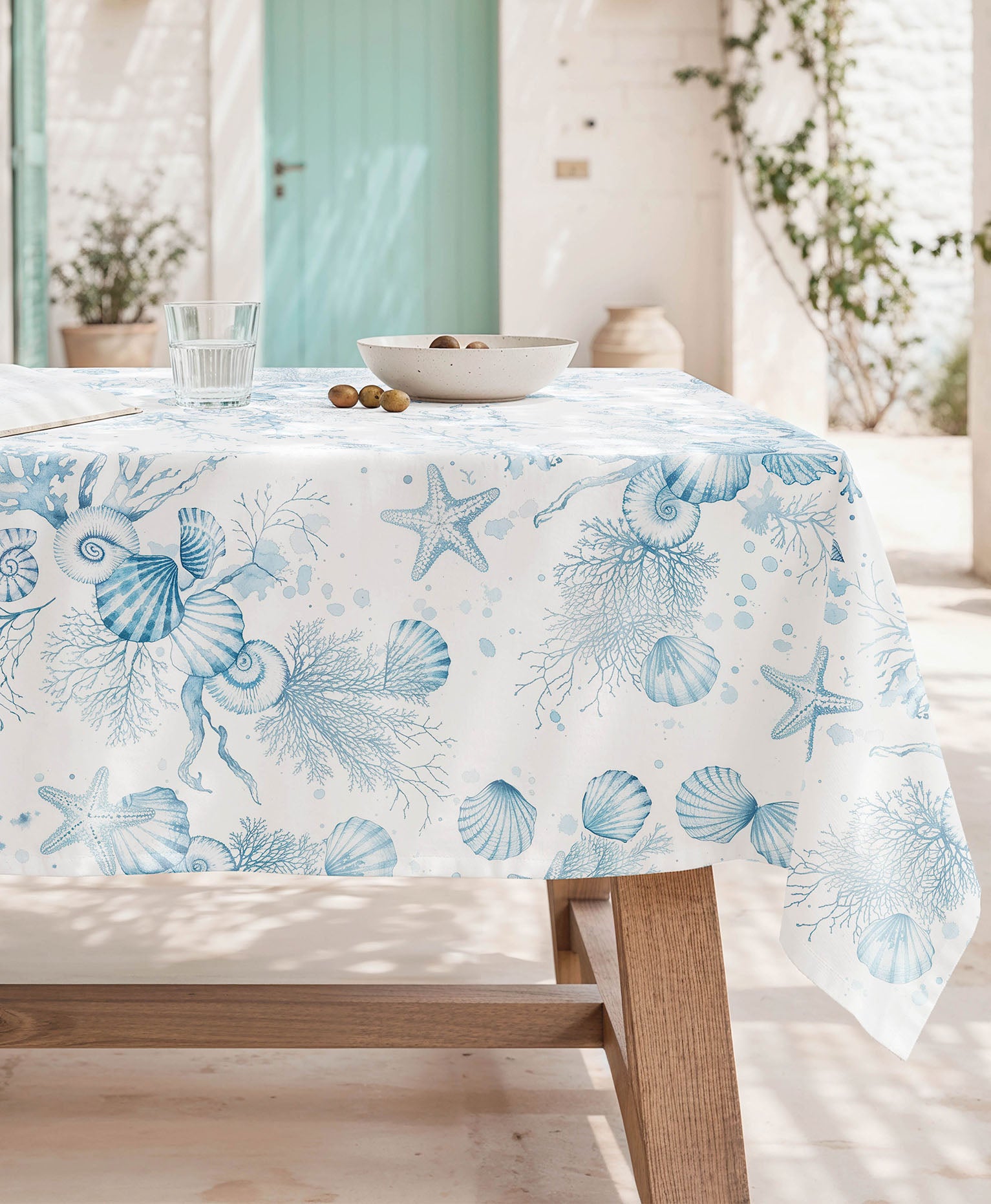 Mantel Antimanchas Julieta Blue