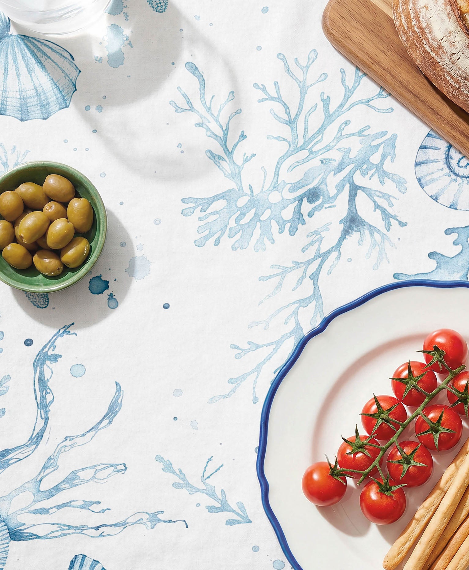 Mantel Antimanchas Julieta Blue