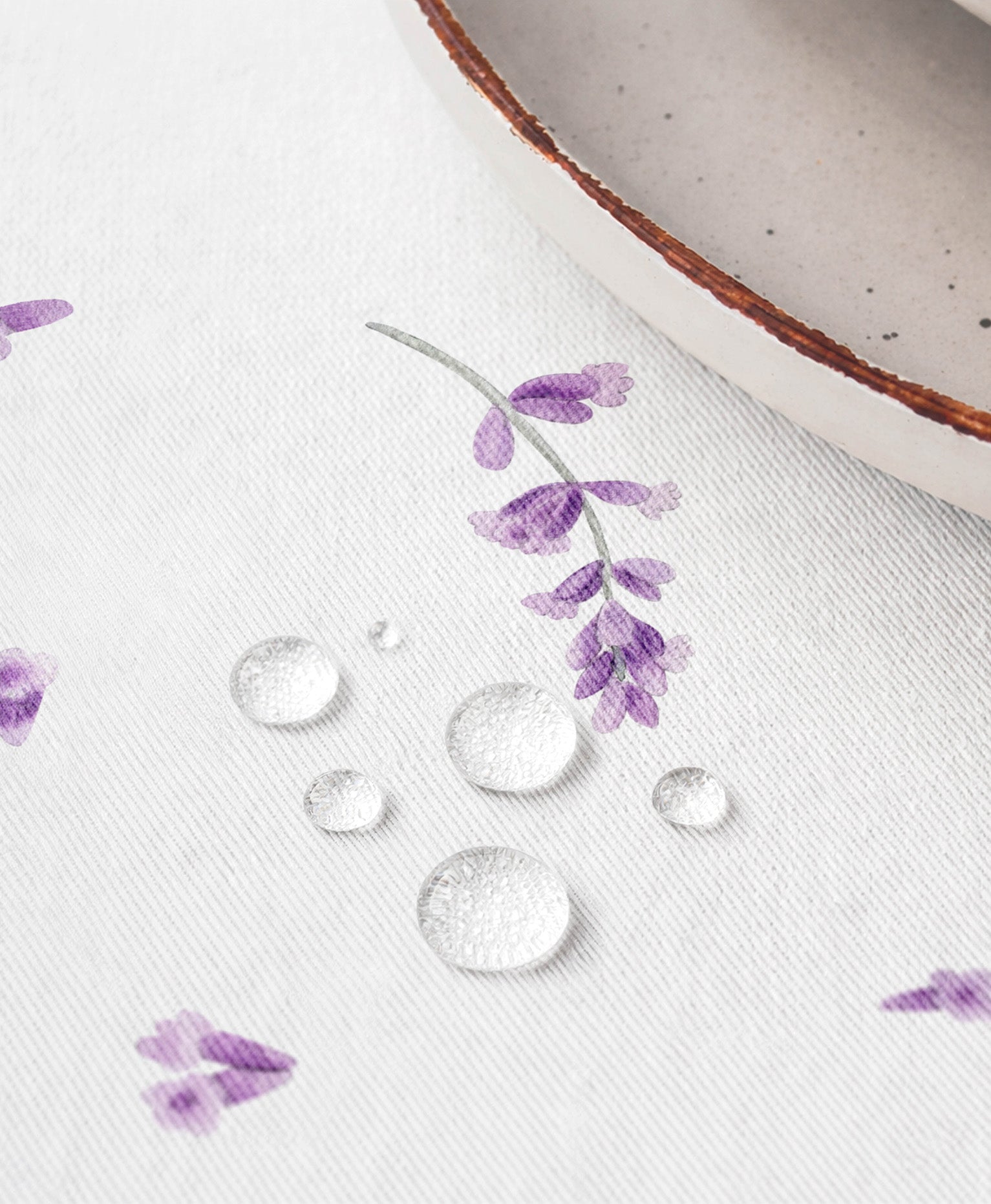 Mantel antimanchas Lavanda Malva