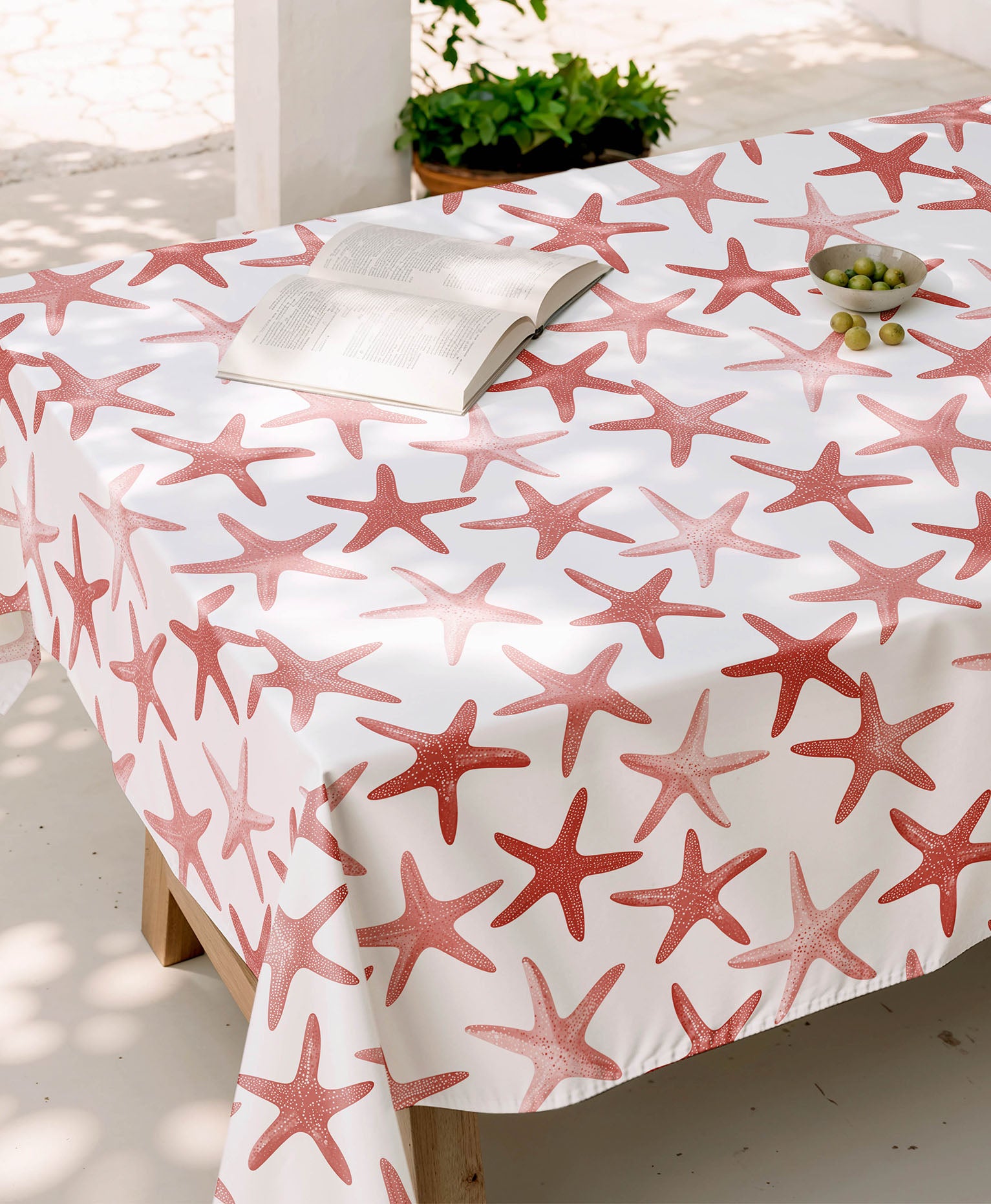 Mantel Antimanchas Oceana Coral