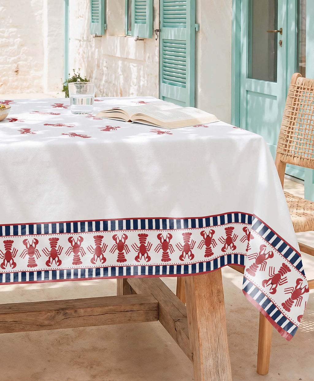 Mantel Antimanchas Tenacitas Blue