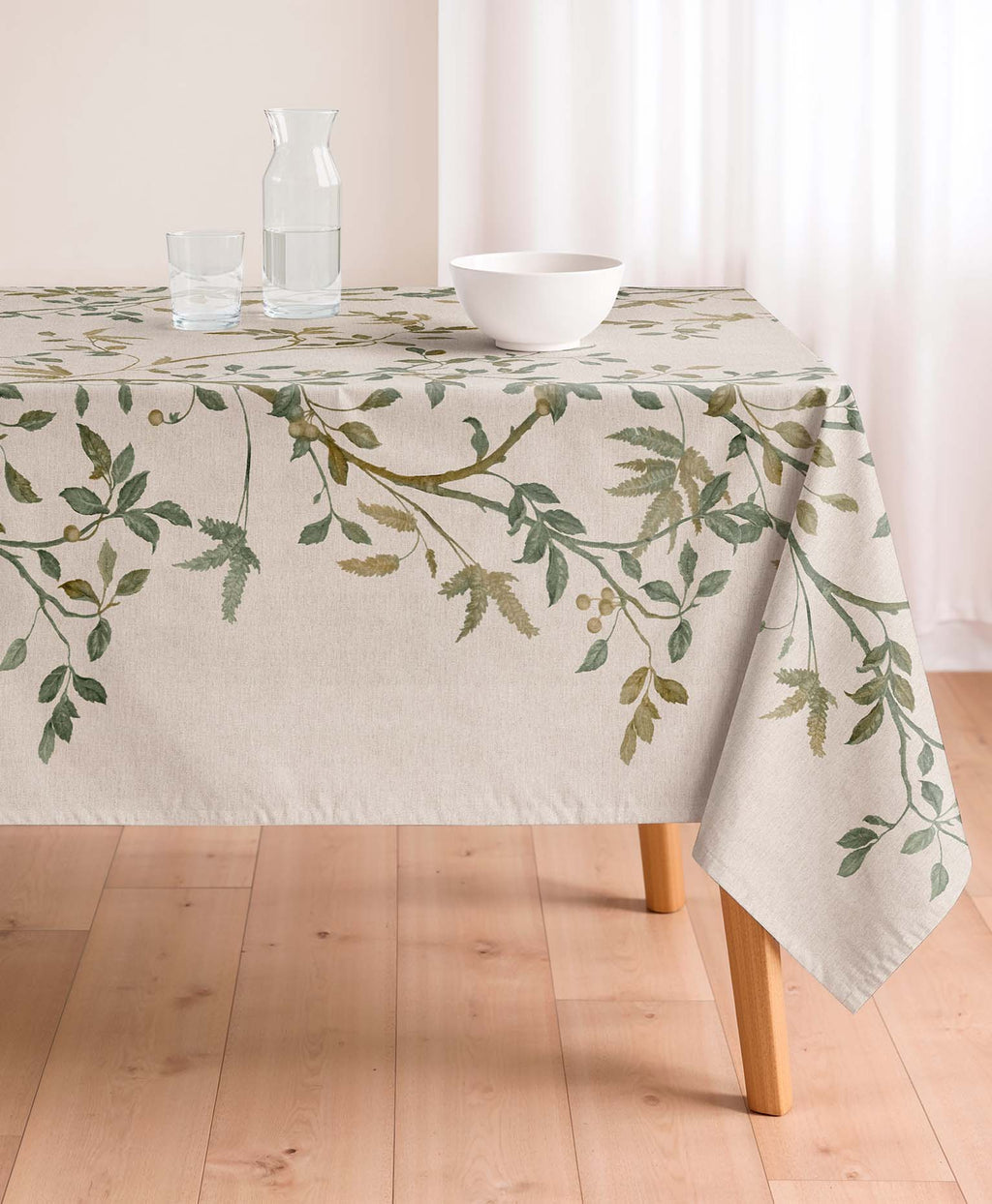 Mantel antimanchas Zarza Verde