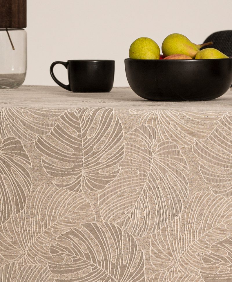 Mantel antimanchas jacquard Selva Lino