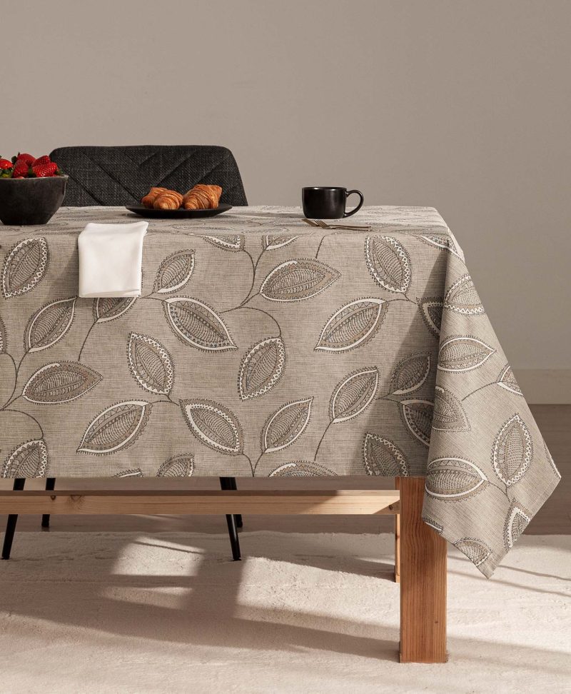 Mantel antimanchas jacquard Palma Marengo