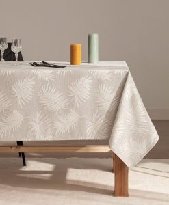 Mantel antimanchas jacquard Katia Gris