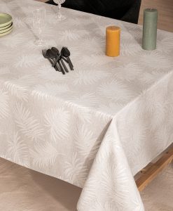 Mantel antimanchas jacquard Katia Gris