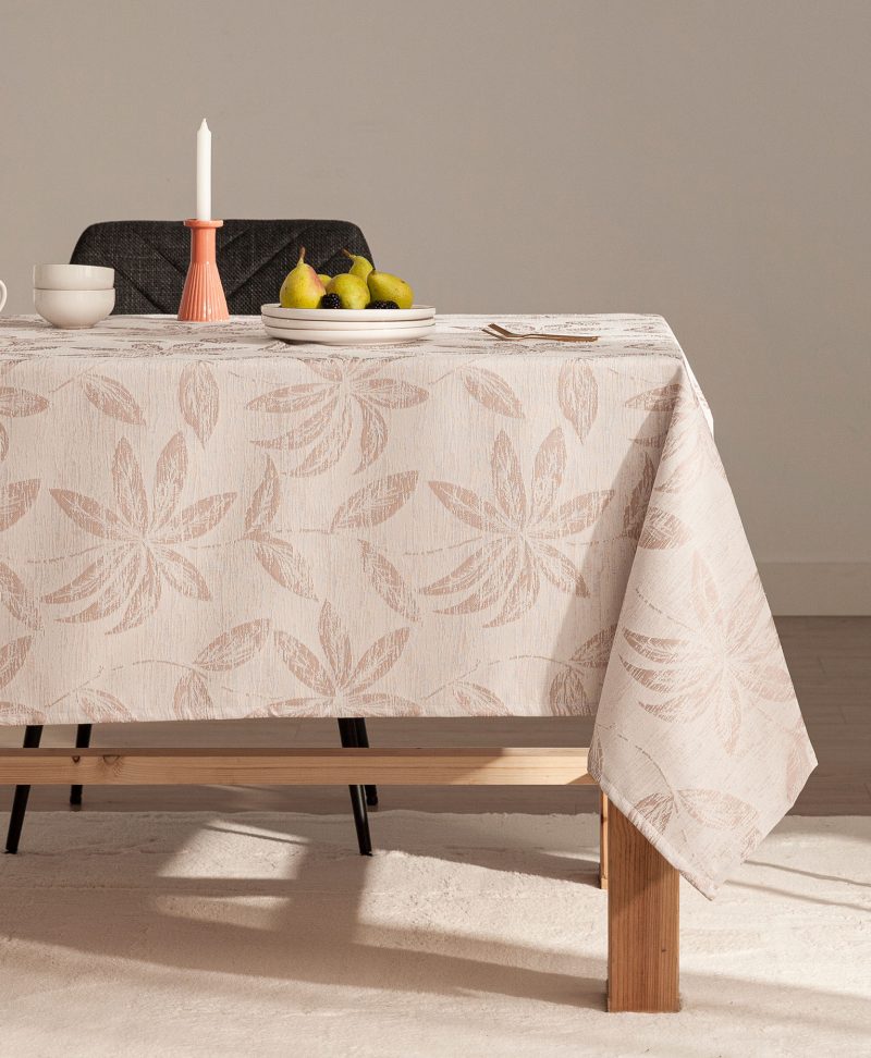 Mantel antimanchas jacquard Kiara Rose