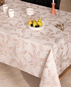 Mantel antimanchas jacquard Kiara Rose