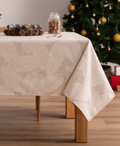 Mantel navidad jacquard Gabrielle Beige