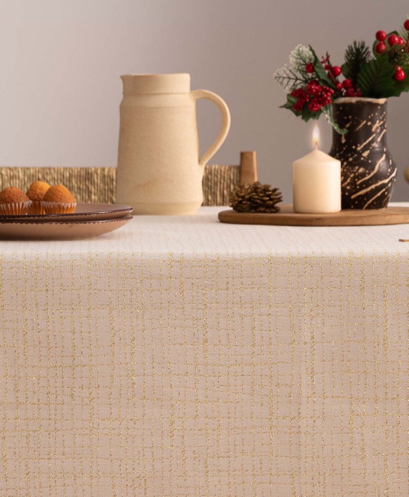 Mantel navidad jacquard Marie Oro