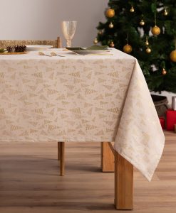 Mantel navidad jacquard Sapin Gold