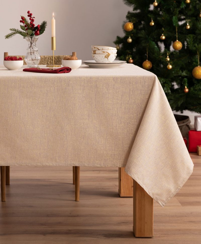 Mantel navidad jacquard Glit Gold