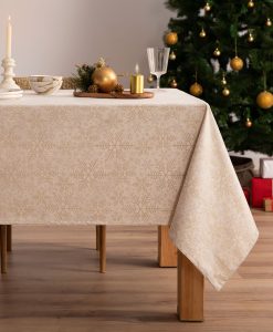 Mantel navidad jacquard Loana Gold