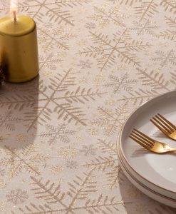 Mantel navidad jacquard Loana Gold