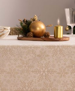 Mantel navidad jacquard Loana Gold