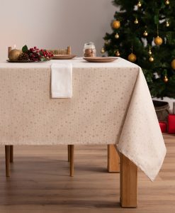 Mantel navidad jacquard Gala Oro