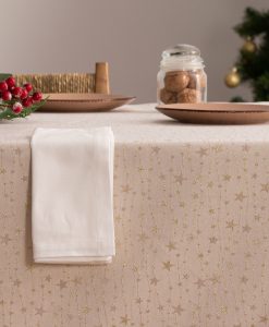 Mantel navidad jacquard Gala Oro