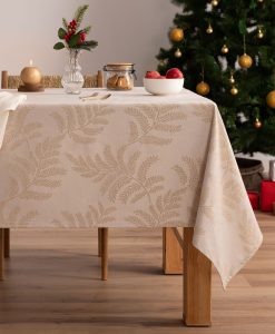 Mantel navidad jacquard Camille Gold