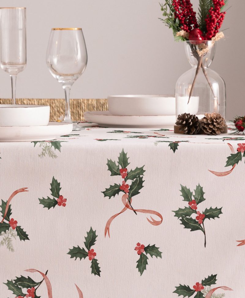 Mantel navidad Ribbon Rojo