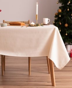 Mantel navidad Evolet Beige-Oro