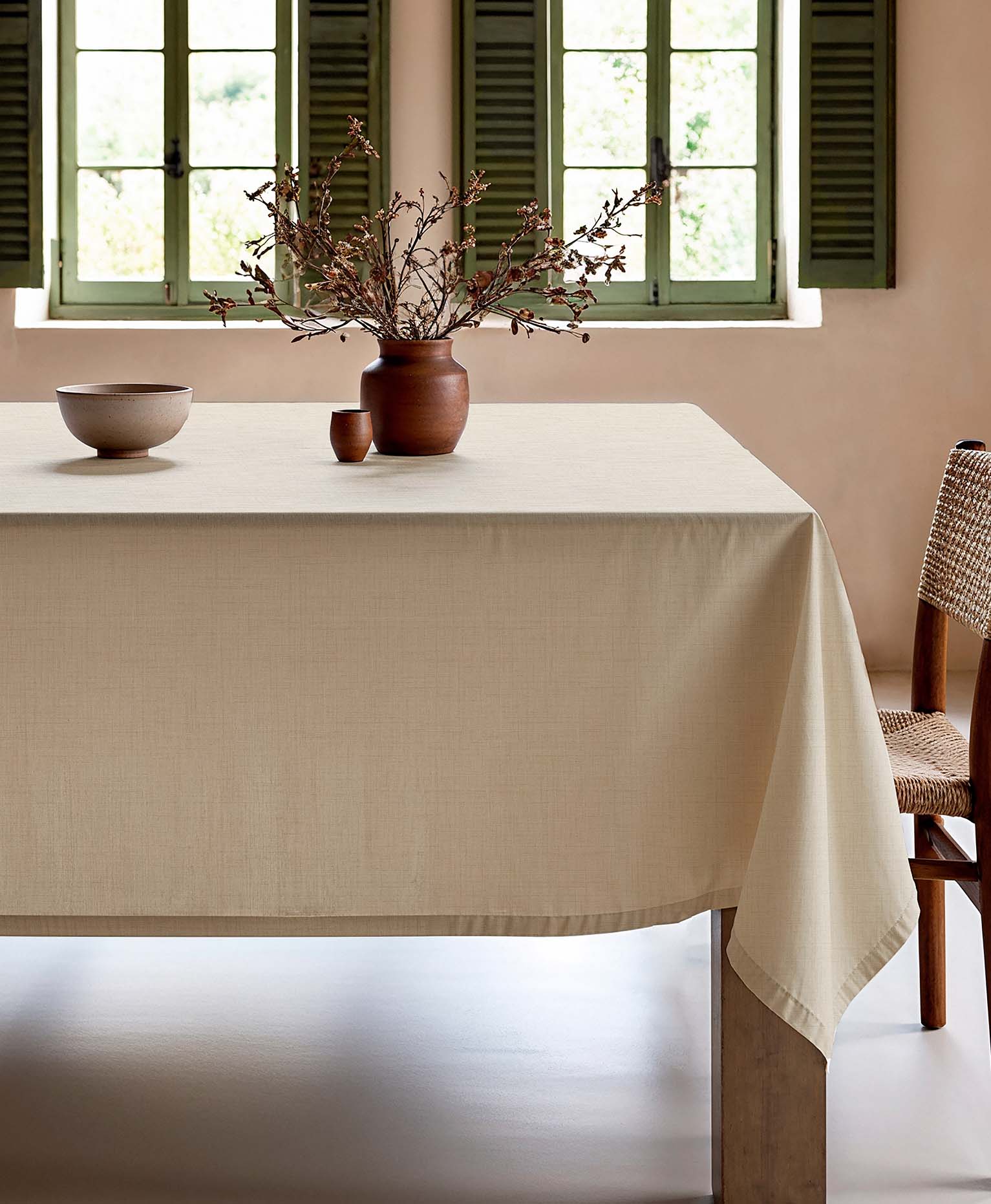 Mantel antimanchas Zen Lino