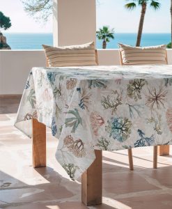 Mantel antimanchas Diani, mantel estampado, mantel de verano, manteles antimanchas