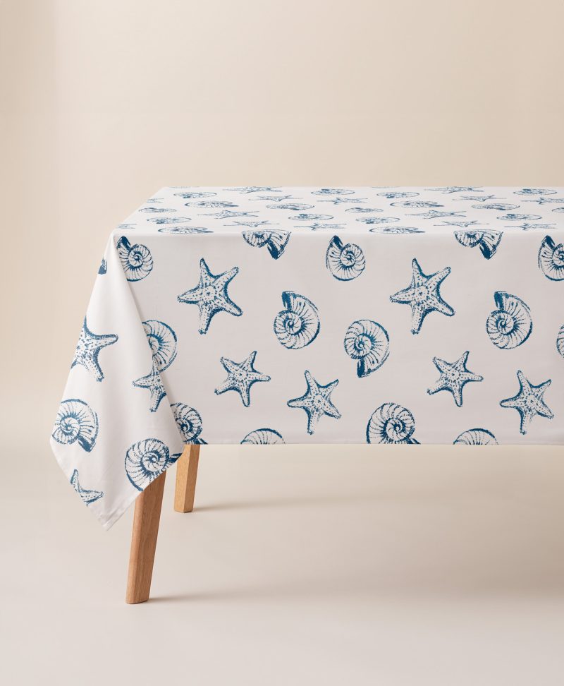 Mantel antimanchas Myrtos, mantel estampado, manteles antimanchas, manteles verano