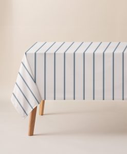 Mantel de rayas, Mantel antimanchas LAMBI_AZUL